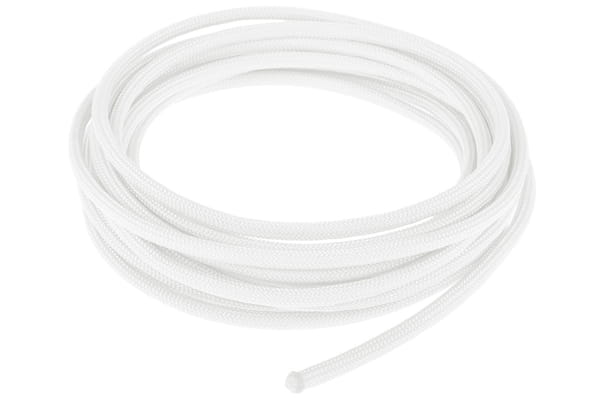 MKA Alphacool AlphaCord Sleeve 4mm - 3,3m (10ft) - White (Paracord 550 Typ 3) 330cm EOL
