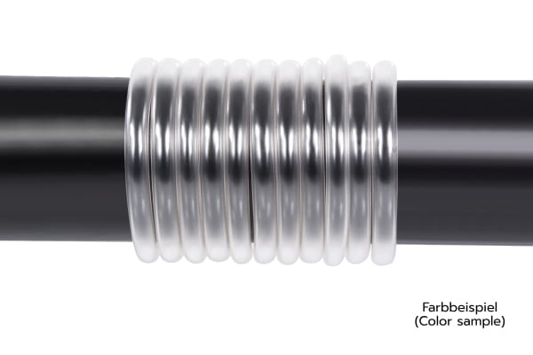 S13 Alphacool Schlauch AlphaTube HF 13/10 (3/8"ID) - Ultra Clear 1m (3,3ft) Retailbox 100cm