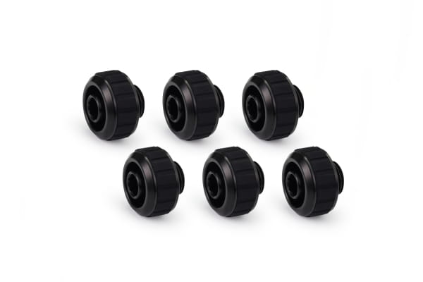 ANS Alphacool Apex Grip Schlauchanschluss 16/10mm G1/4 schwarz Set 6 St.