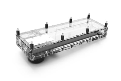 PUM Alphacool Core Flat Reservoir 360 Rechts mit VPP/D5 Apex PWM Pumpe