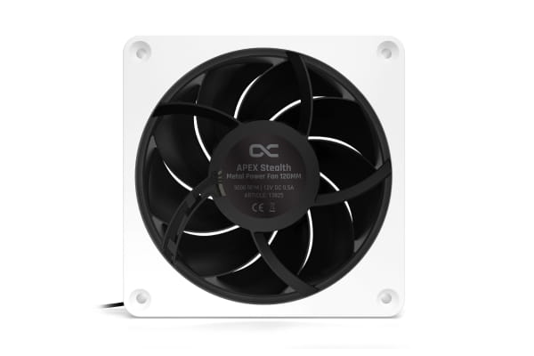 SAM L12 Alphacool Apex Stealth Metall Power Lüfter 3000rpm Weiß (120x120x25mm)