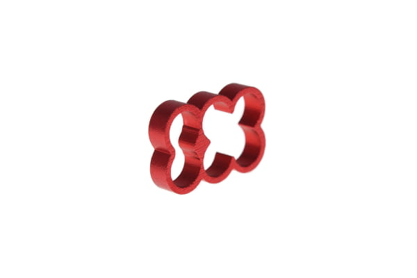 KAB Alphacool Eiskamm Alu X6 - 4mm red - 4 Stück PHT EOL
