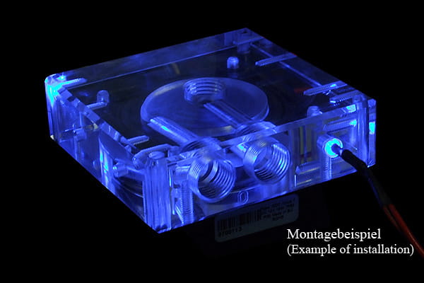 PUZ Alphacool Laing DDC Plexi Aufsatz EOL
