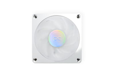 L12 Alphacool Apex Stealth Metall Aurora Lüfter Chrome 2600rpm (120x120x25mm)