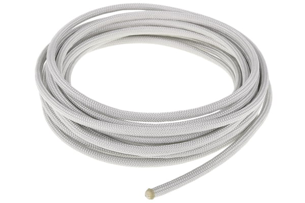 MKA Alphacool AlphaCord Sleeve 4mm - 3,3m (10ft) - Silver Grey (Paracord 550 Typ 3) 330cm EOL