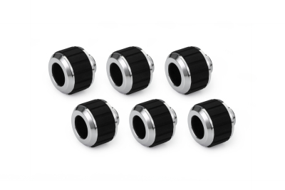ANS Alphacool Apex Grip HardTube Anschluss 13mm G1/4 chrom Set 6 St.