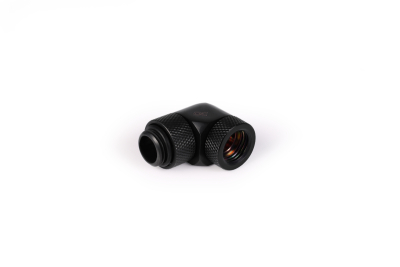 ANF Alphacool HF Winkeladapter 90° drehbar G1/4 AG auf G1/4 IG - Deep Black