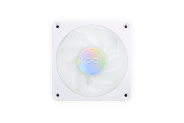 L12 Alphacool Apex Stealth Metall Aurora Lüfter Weiß 2600rpm (120x120x25mm)