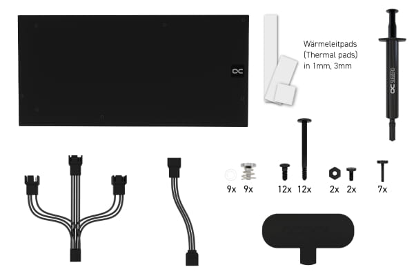 KOI Alphacool Eiswolf 2 AIO - 360mm RTX 4080 Suprim mit Backplate EOL