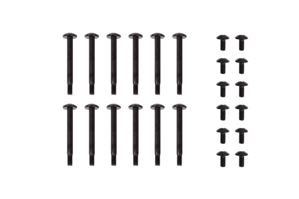 RAB Alphacool Radiatorschraube 12x M3x30mm/M3x5mm Grau Kreuzschlitz Flachkopf