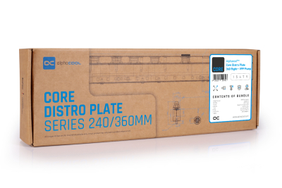 PUM Alphacool Core Distro Plate 360 Rechts mit VPP/D5 Apex PWM Pumpe PHT EOL