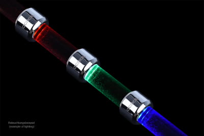 SZ Alphacool Aurora HardTube LED Ring 16mm Chrome - Digital RGB EOL