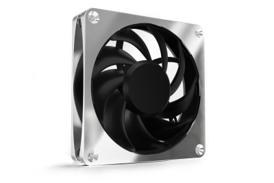 L12 Alphacool Apex Stealth Metall Power Lüfter 3000rpm Chrome (120x120x25mm)