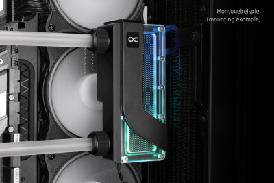 AGB Alphacool Core DDCzero Flat Reservoir 140 mit Pumpe