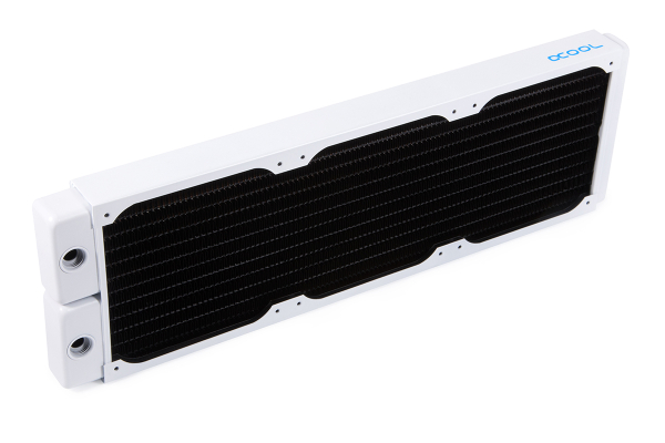RAD Alphacool NexXxoS ST30 Full Copper 360mm Radiator V.2 - White Special Edition PHT EOL