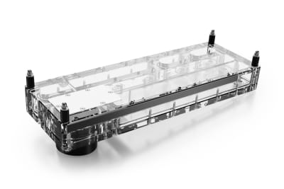 PUM Alphacool Core Distro Plate 360 Rechts mit VPP/D5 Apex PWM Pumpe PHT EOL