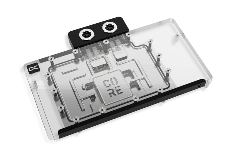 Intel Backplate Alphacool Core RX 9070 XT TUF + Prime mit Backplate