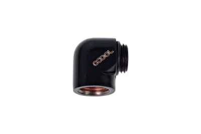 ANF Alphacool HF L-Verbinder G1/4 AG auf G1/4 IG - Deep Black PHT EOL