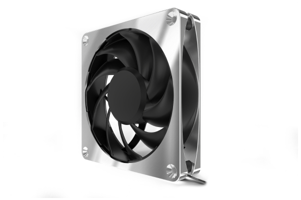 SAM L12 Alphacool Apex Stealth Metall Power Lüfter 3000rpm Chrome (120x120x25mm)