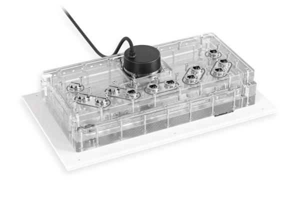 AGB Alphacool Apex Distroplate Dark Base Pro 901 White D5 mit VPP Apex PWM Pumpe