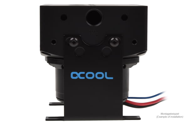PUZ Alphacool Eisdecke D5 Aufsatz - Black Acetal G1/4 - (VPP755/VPP655/TPP644/MCP655) V.3
