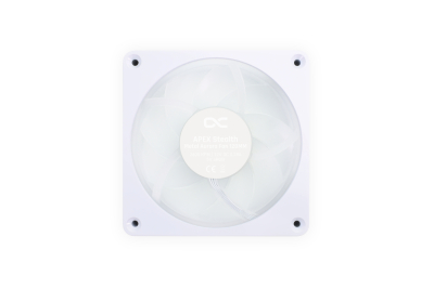 L12 Alphacool Apex Stealth Metall Aurora Lüfter Weiß 2600rpm (120x120x25mm)