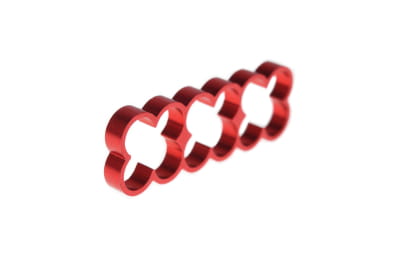 KAB Alphacool Eiskamm Alu X12 - 4mm red - 4 Stück PHT EOL