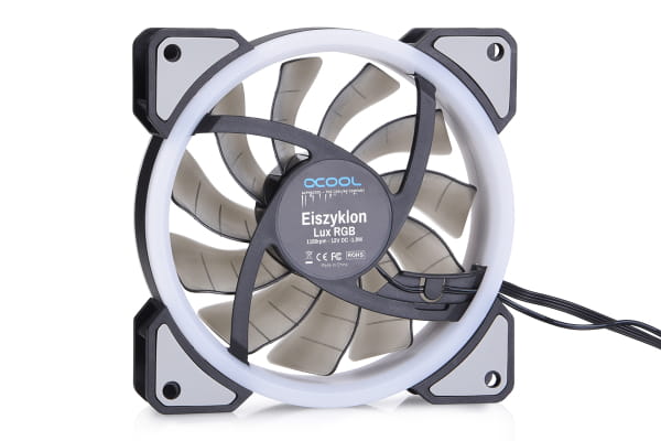 L12 Alphacool Eiszyklon Aurora LUX Digital RGB (120x120x25mm, Zusatzlüfter ohne aRGB Controller) EOL