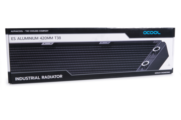 RAD Alphacool ES Aluminium 420 mm T38 - (For Industry only) EOL
