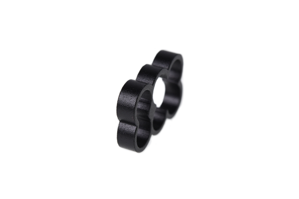 KAB Alphacool Eiskamm Alu X6 - 4mm black - 4 Stück PHT EOL