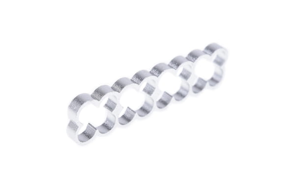 KAB Alphacool Eiskamm Alu X16 - 4mm silver - 4 Stück PHT EOL