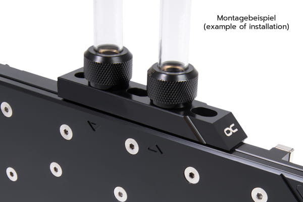 WAGZ Alphacool GPU Terminal flat straight - Acetal