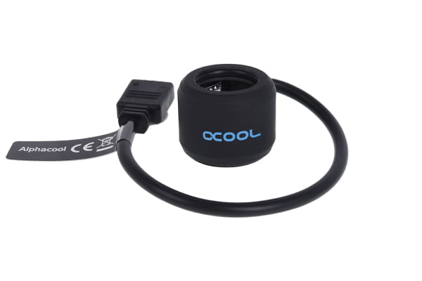SZ Alphacool Aurora HardTube LED Ring 16mm Deep Black - RGB PHT EOL