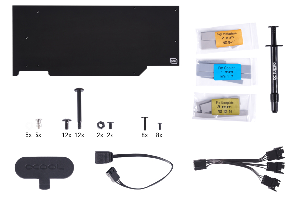 KOI Alphacool Eiswolf 2 AIO - 360mm RTX 3080/3090 Suprim X mit Backplate PHT EOL