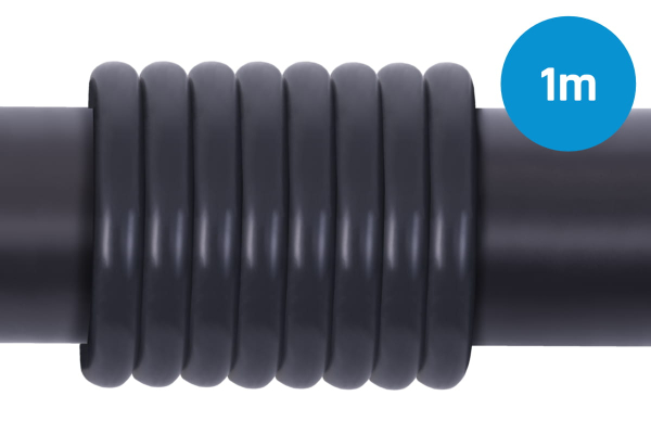 S16 Alphacool EPDM Tube 16/10 - Schwarz 1m (3,28ft) Retailbox