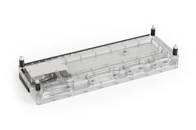 AGB Alphacool Core Distro Plate 360 Links D5/DDC V.2 mit D5 Apex Pumpe