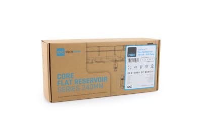 PUM Alphacool Core Flat Reservoir 240 Rechts mit VPP/D5 Apex PWM Pumpe