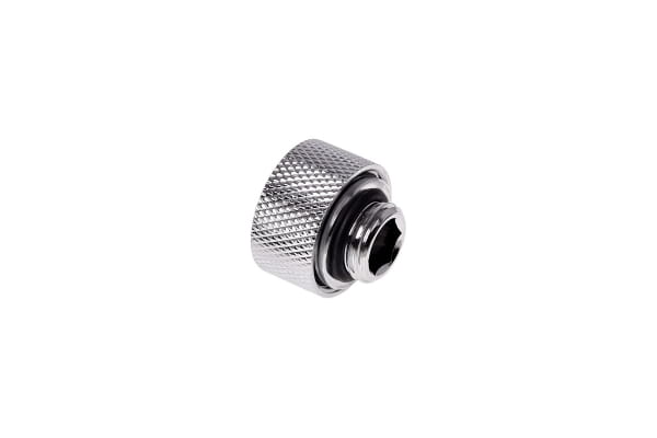 ANS Alphacool HT 13mm HardTube Anschraubtülle G1/4 - gerändelt - Chrome Sixpack PHT EOL