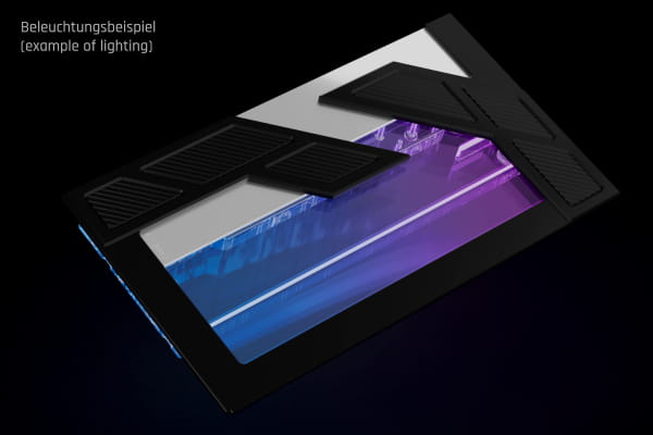 AGB Alphacool Apex Distro Plate Y70 D5/DDC - Schwarz