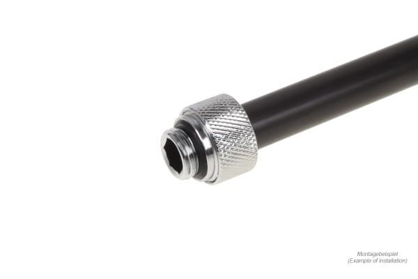 ANS Alphacool Eiszapfen 12mm HardTube Anschraubtülle G1/4 - Chrome PHT EOL