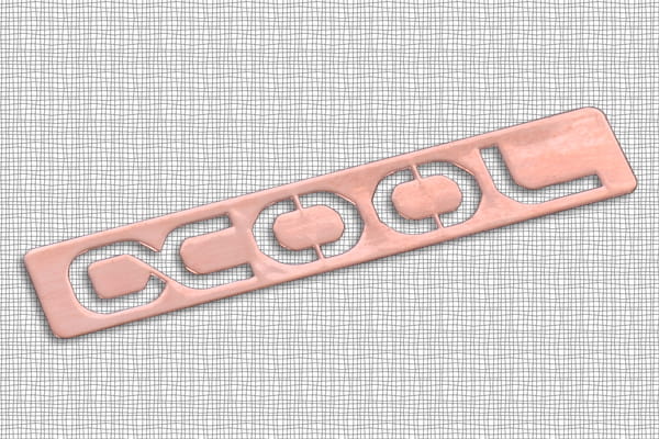 ZSO Alphacool Sticker 45x10mm - Shiny Copper EOL