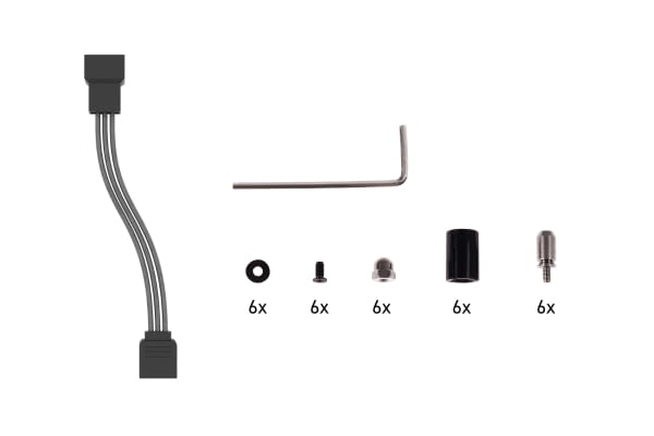 PUM Alphacool Core Flat Reservoir 360 Rechts mit VPP/D5 Apex PWM Pumpe