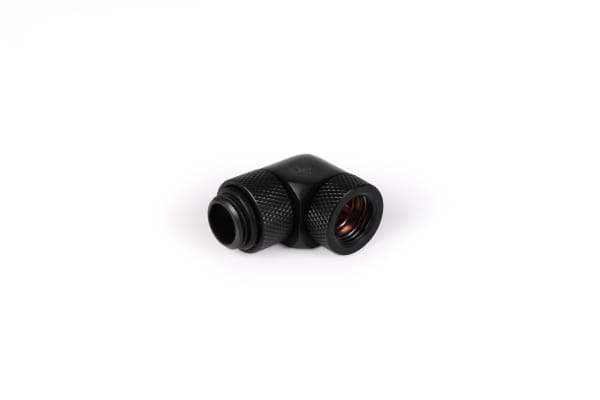 ANF Alphacool HF Winkeladapter 90° drehbar G1/4 AG auf G1/4 IG - Deep Black