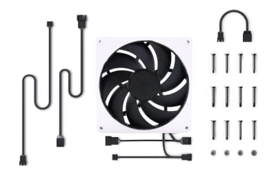 L14 Alphacool Apex Stealth Metall Lüfter 2500rpm Weiß (140x140x25mm)