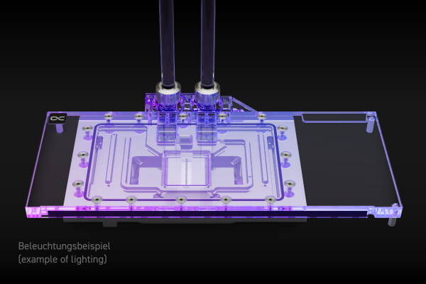 thumbnail image 2 of Copper GPU Water Block For PowerColor Red Devil RX 7900 XTX - Liquid Cooling Block With Fittings 2 of 11