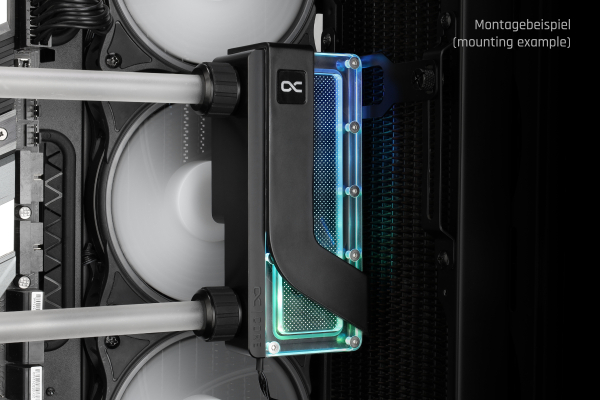 AGB Alphacool Core DDCzero Flat Reservoir 140 mit Pumpe