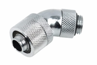 ANS Alphacool HF 16/10 Anschraubtülle 45° drehbar G1/4 - Chrome