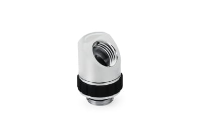 ANF Alphacool Apex Grip Adapter 45° AG/IG G1/4 drehbar chrom