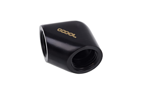 ANF Alphacool Eiszapfen L-Verbinder G1/4 IG auf G1/4 IG - Deep Black