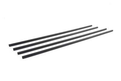 S13 Alphacool Schlauch AlphaTube TPV 12,7/7,6 - 4x60cm Gerade - Black Retailbox